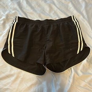 Danskin Now Women’s Running Athletic Shorts Black and White Medium